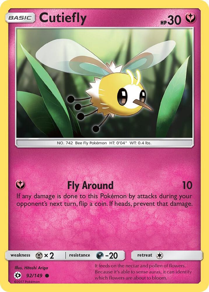 Cutiefly [SM Base Set] 92/149