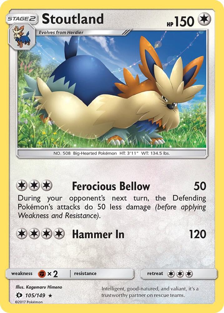 Stoutland [SM Base Set] 105/149