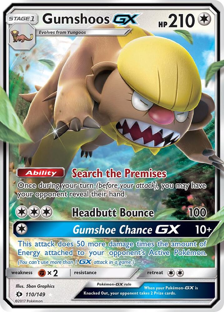 Gumshoos GX [SM Base Set] 110/149