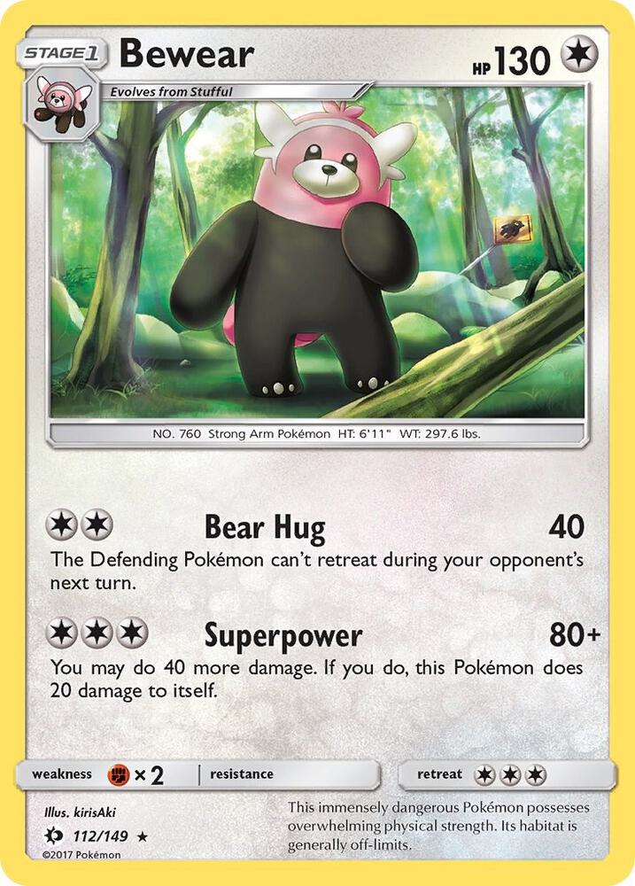 Bewear [SM Base Set] 112/149