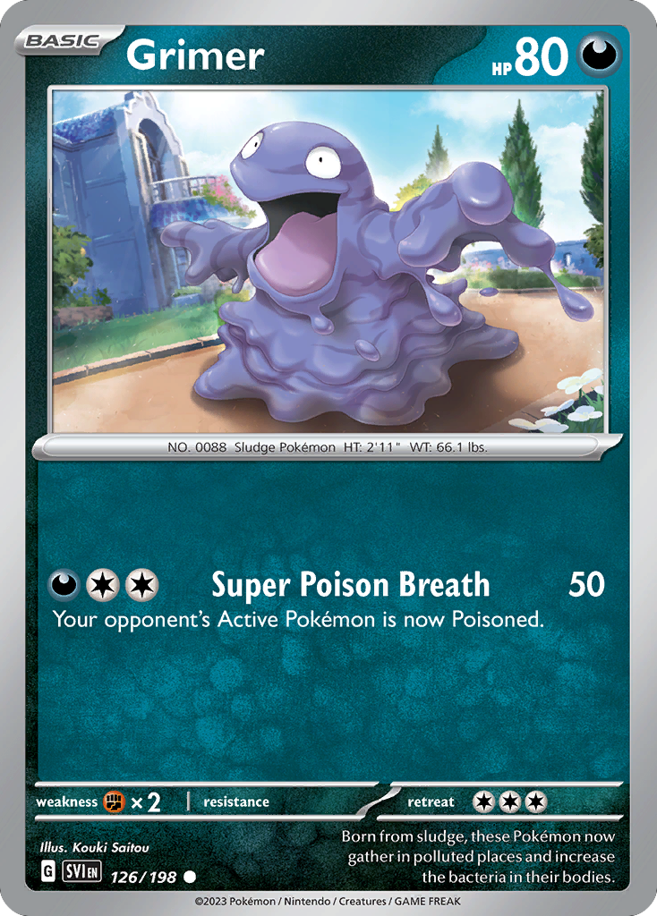 Grimer - 126/198 Scarlet & Violet