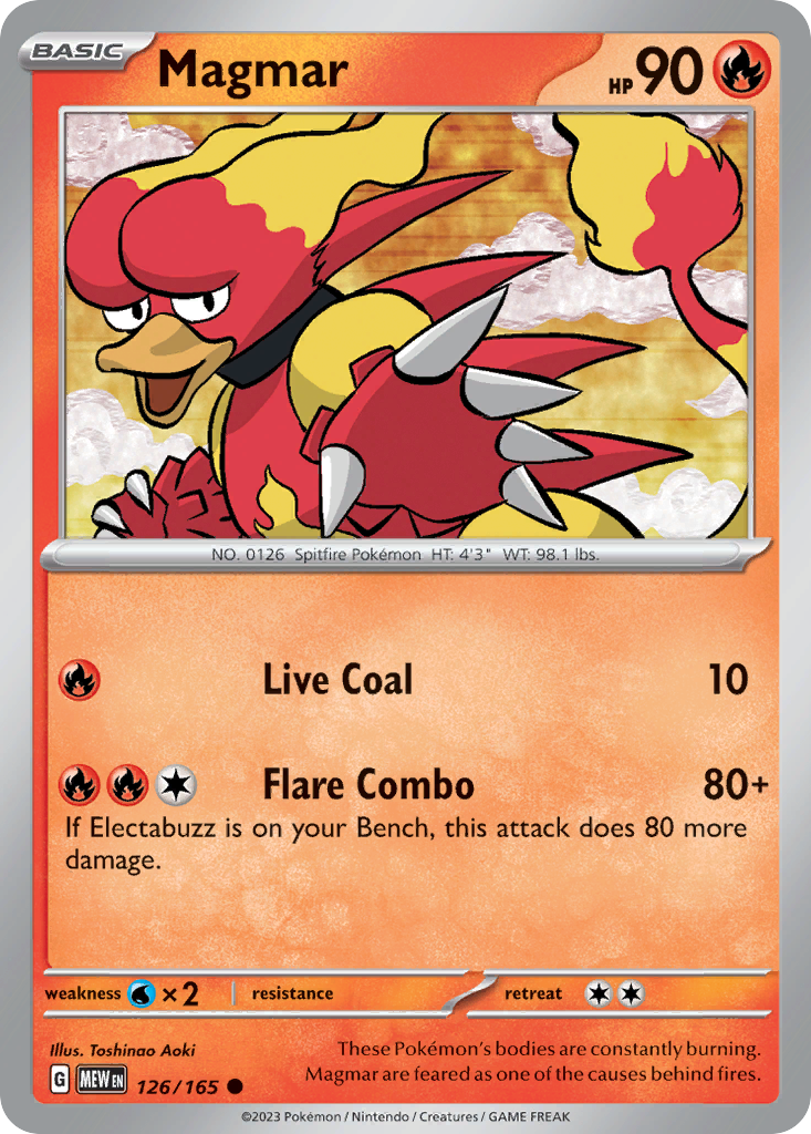 Magmar - 126/165 151