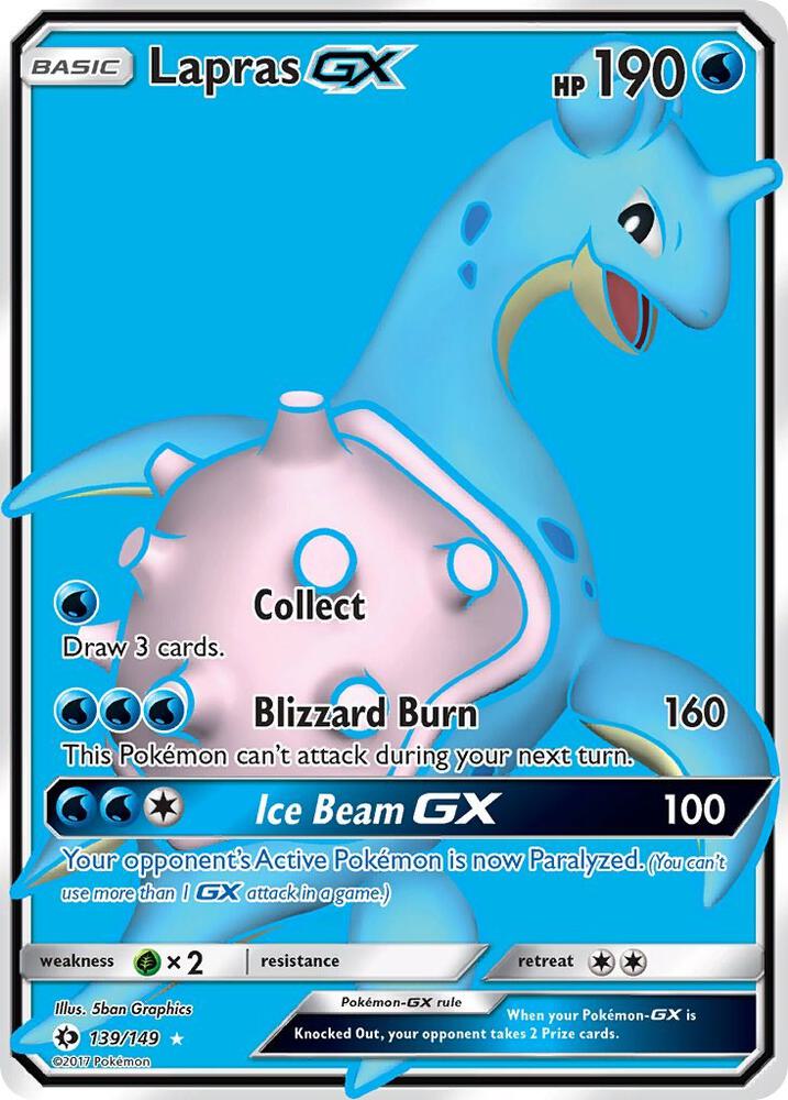 Lapras GX (Full Art) [SM Base Set] 139/149