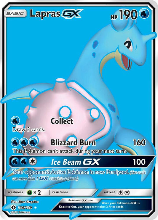 Lapras GX (Full Art) [SM Base Set] 139/149
