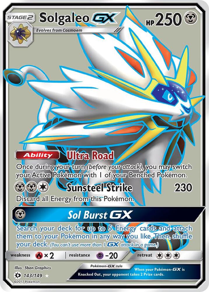 Solgaleo GX (Full Art) [SM Base Set] 143/149