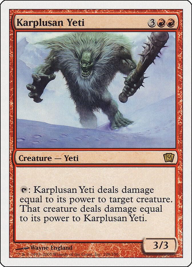 Karplusan Yeti [9th Edition] 198