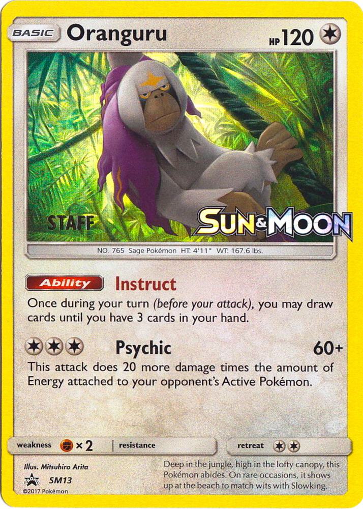 Oranguru - SM13 (Prerelease) [Staff] [SM Promos] SM13