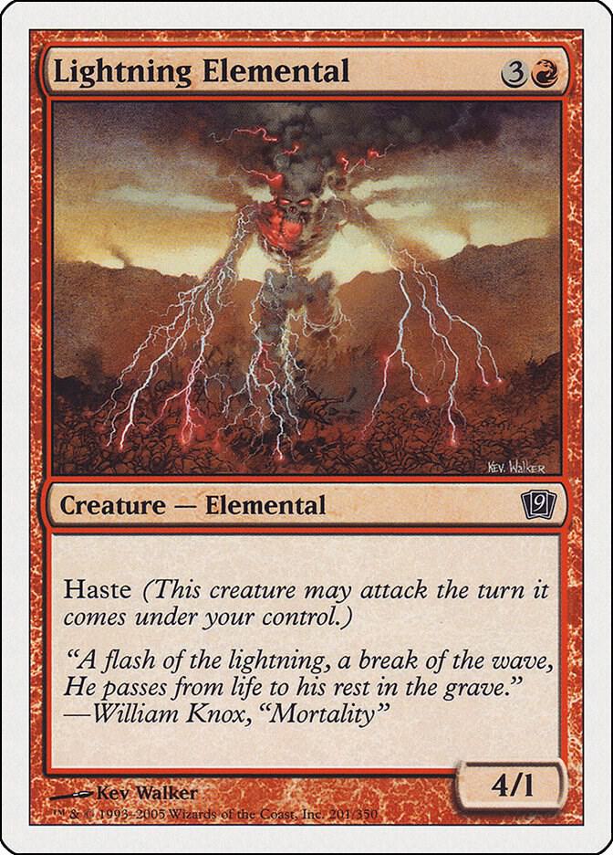 Lightning Elemental [9th Edition] 201