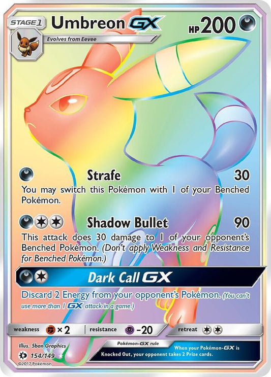 Umbreon GX (Secret) [SM Base Set] 154/149