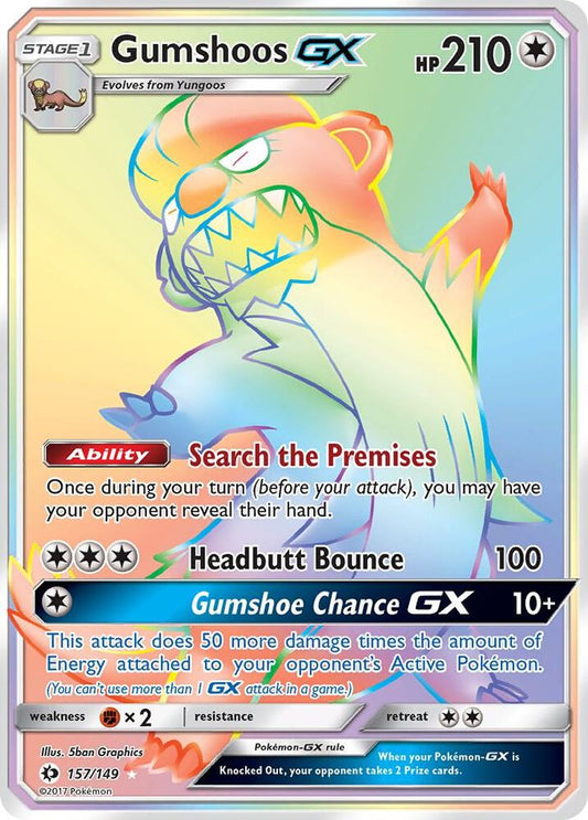 Gumshoos GX (Secret) [SM Base Set] 157/149
