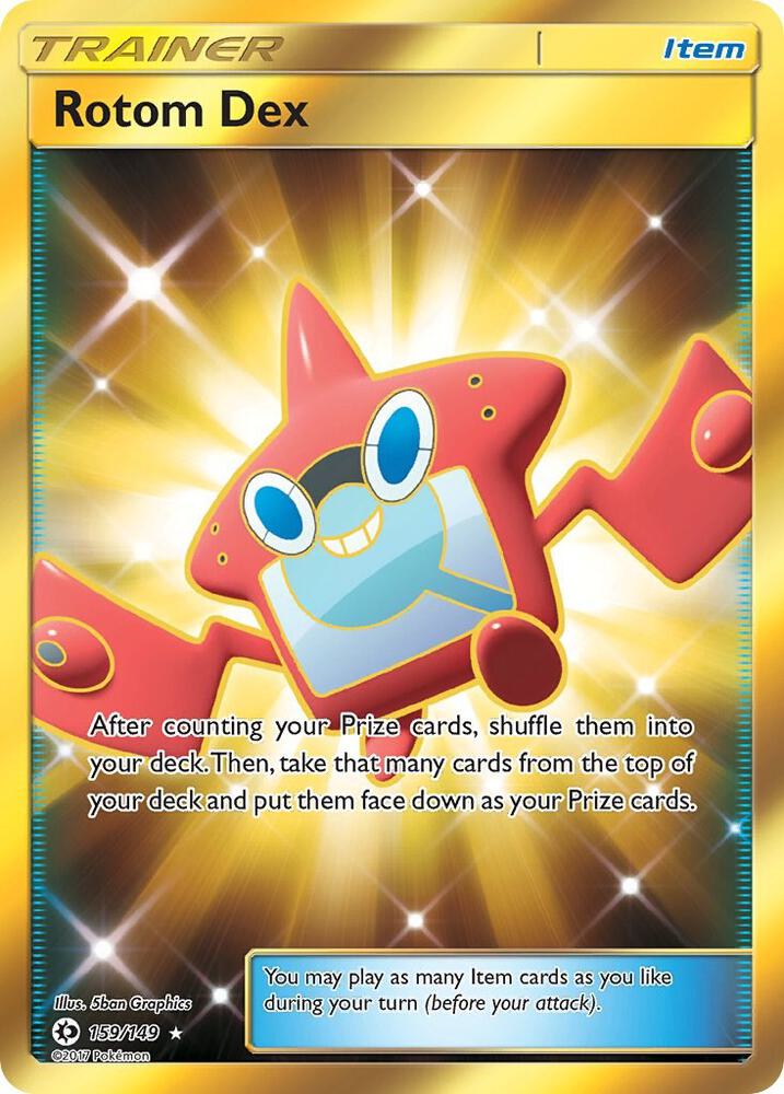 Rotom Dex (Secret) [SM Base Set] 159/149
