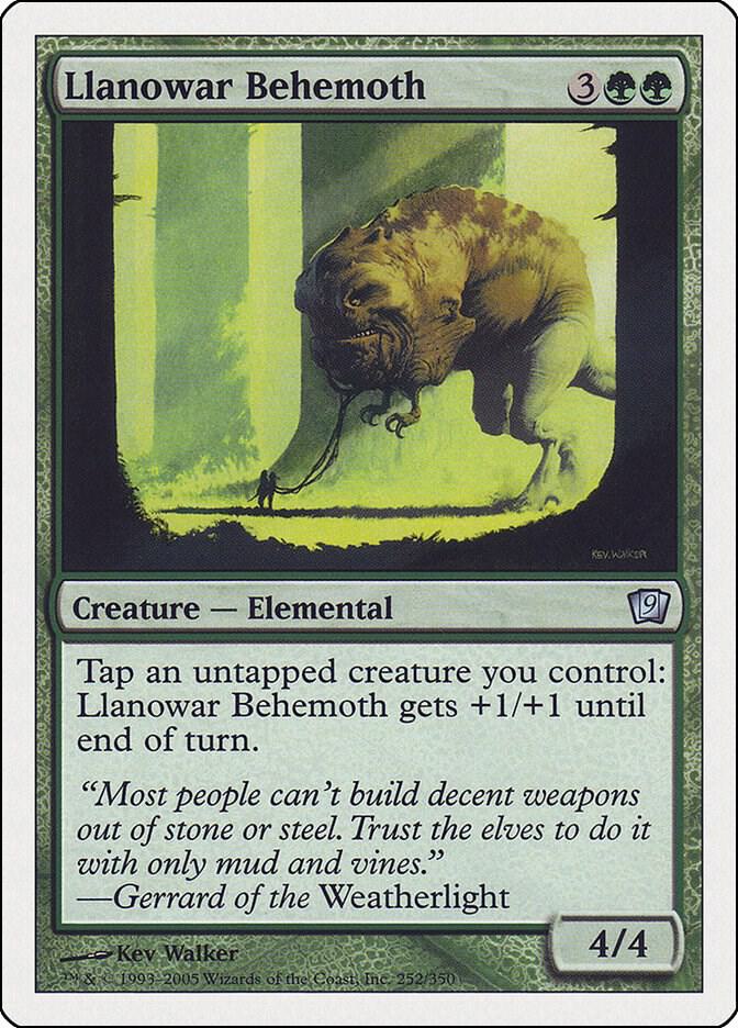 Llanowar Behemoth [9th Edition] 252