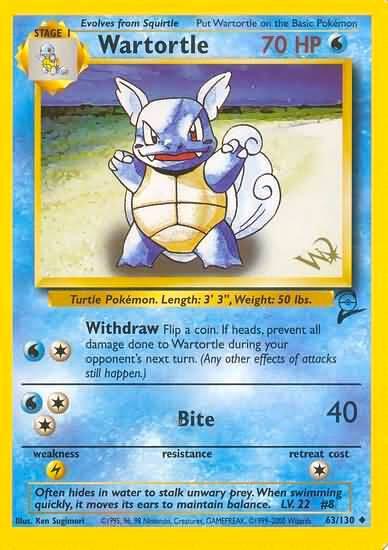 Wartortle [W Stamped] [WoTC Promo] 063/130