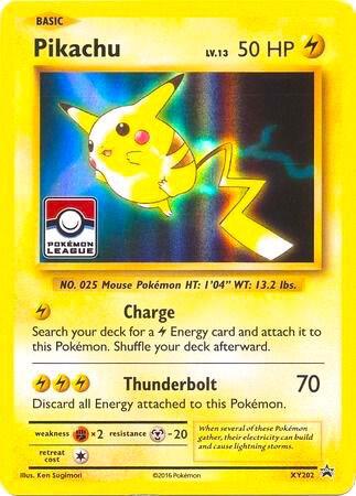 Pikachu - XY202 (Pokemon League) [League & Championship Cards] XY202