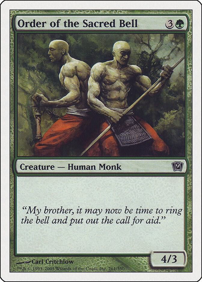 Order of the Sacred Bell [9th Edition] 261