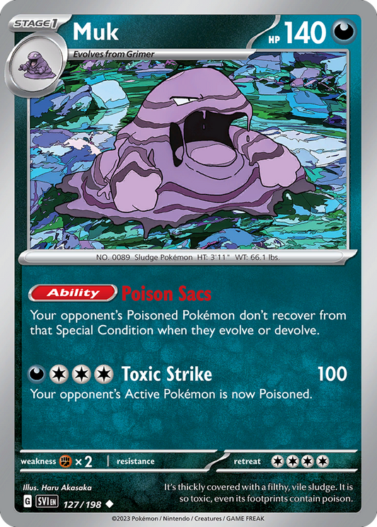 Muk - 127/198 Scarlet & Violet