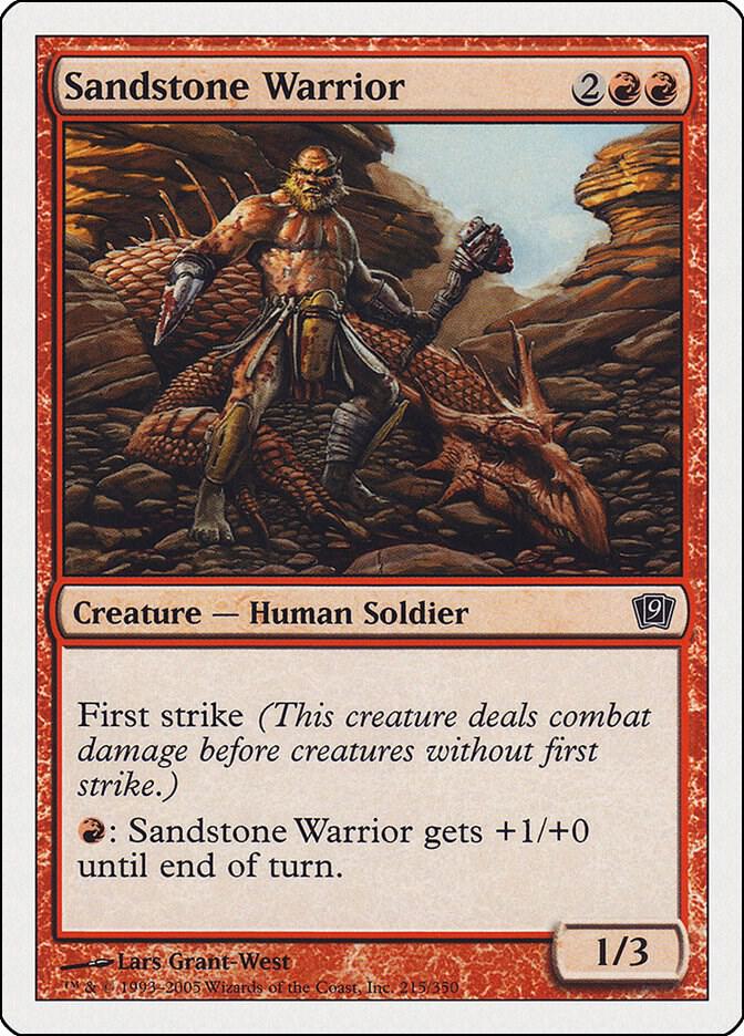 Sandstone Warrior [9th Edition] 215