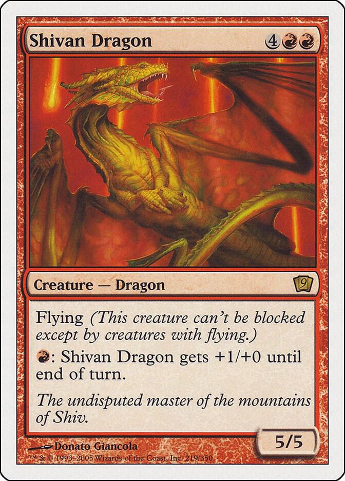 Shivan Dragon [9th Edition] 219