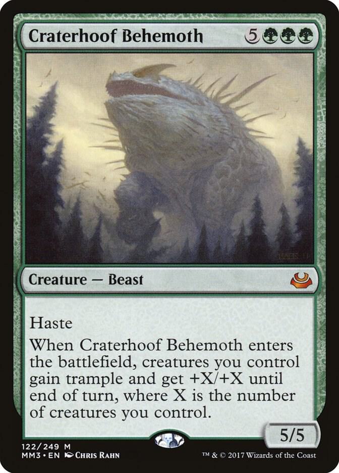 Craterhoof Behemoth [Modern Masters 2017] 122