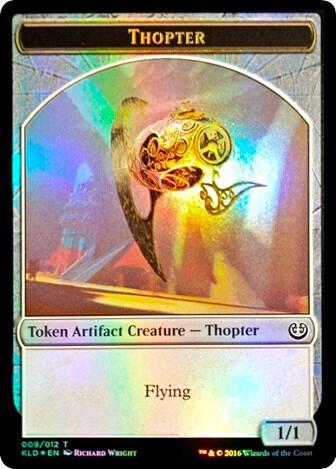 Thopter // Servo Double-Sided Token [League Promos] 9 // 5