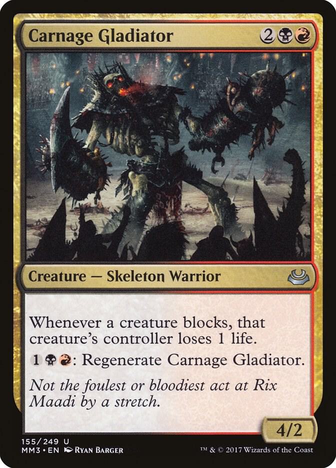 Carnage Gladiator [Modern Masters 2017] 155