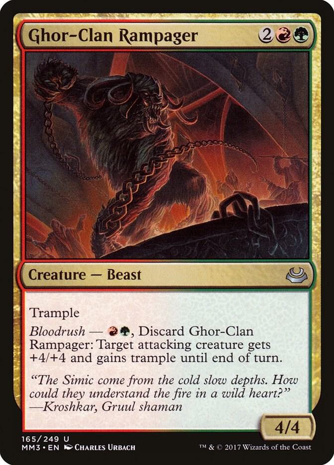 Ghor-Clan Rampager [Modern Masters 2017] 165
