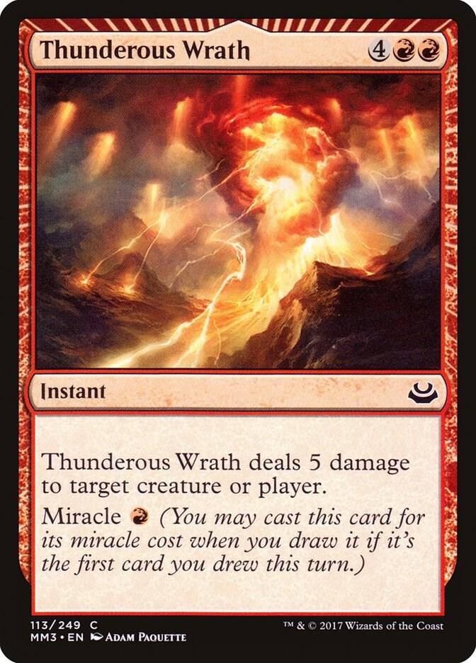 Thunderous Wrath [Modern Masters 2017] 113