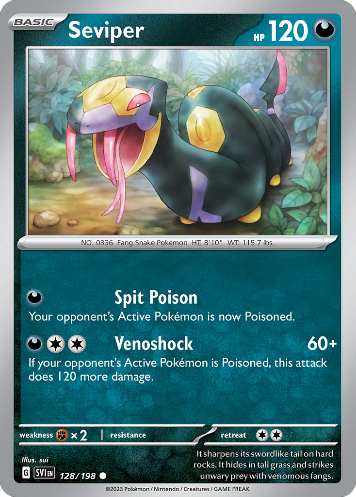 Seviper - 128/198 Scarlet & Violet