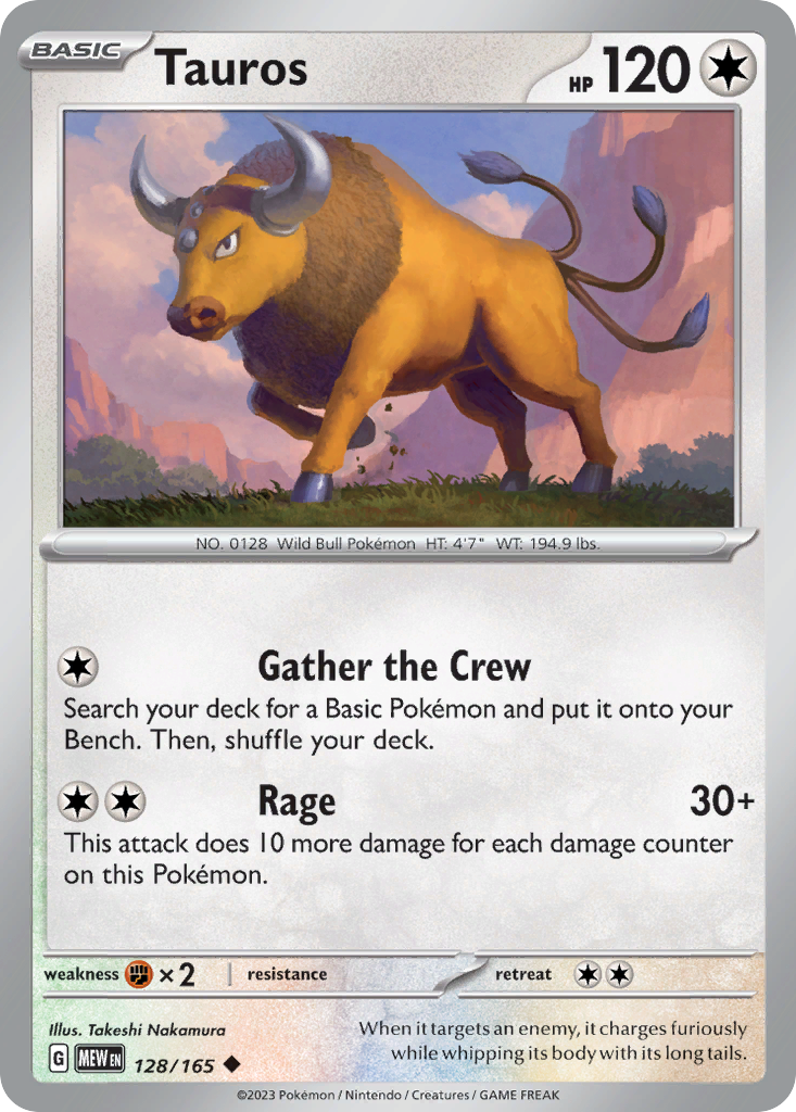 Tauros - 128/165 151