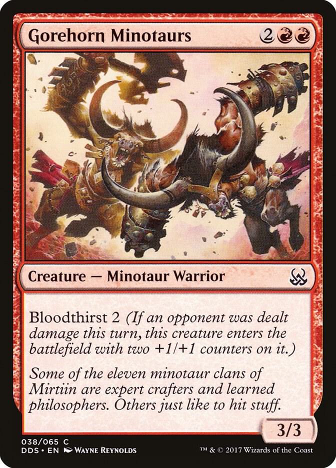 Gorehorn Minotaurs [Duel Decks: Mind vs. Might] 38