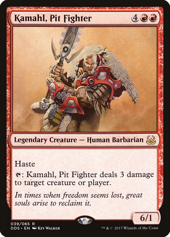 Kamahl, Pit Fighter [Duel Decks: Mind vs. Might] 39