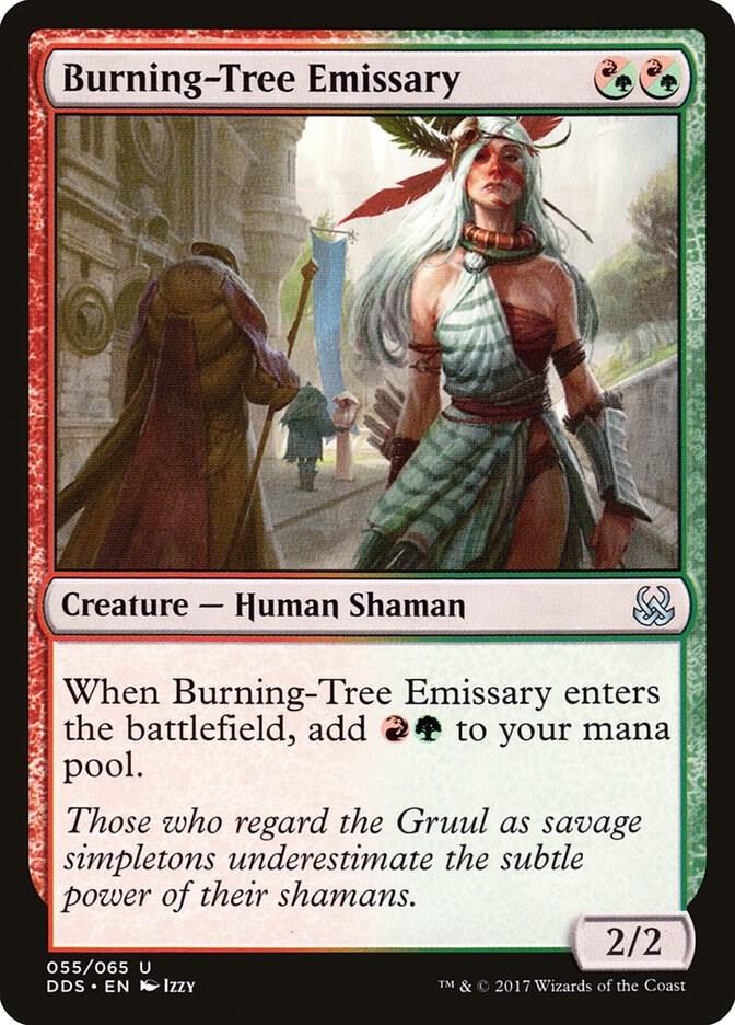 Burning-Tree Emissary [Duel Decks: Mind vs. Might] 55