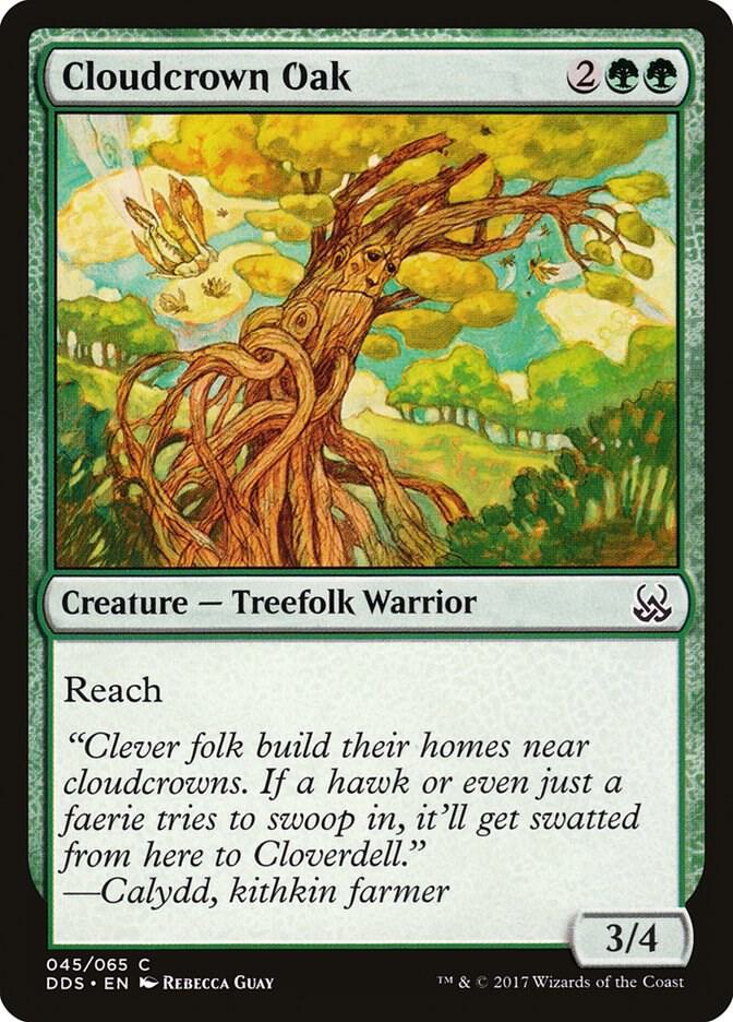 Cloudcrown Oak [Duel Decks: Mind vs. Might] 45