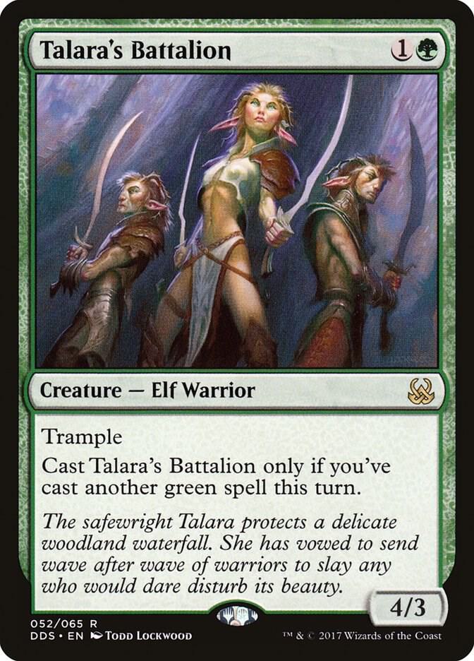 Talara's Battalion [Duel Decks: Mind vs. Might] 52