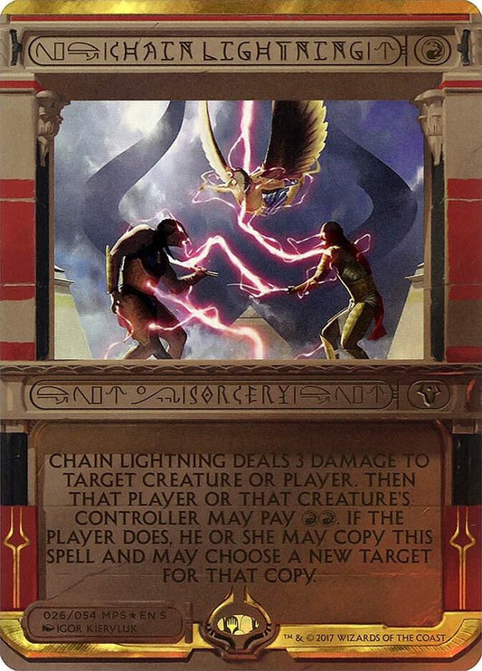 Chain Lightning [Masterpiece Series: Amonkhet Invocations] 26