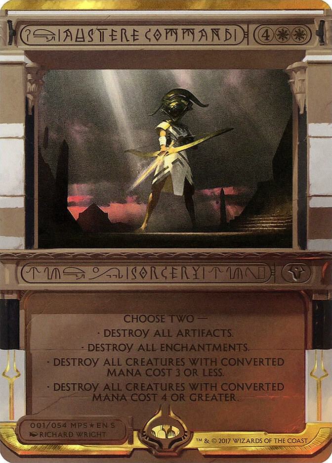 Austere Command [Masterpiece Series: Amonkhet Invocations] 1