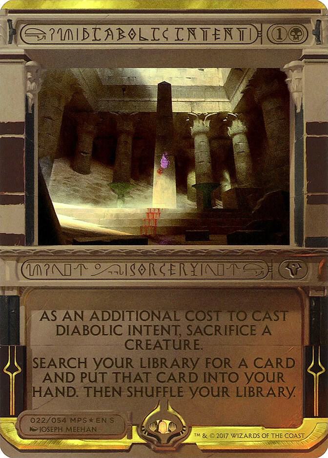 Diabolic Intent [Masterpiece Series: Amonkhet Invocations] 22