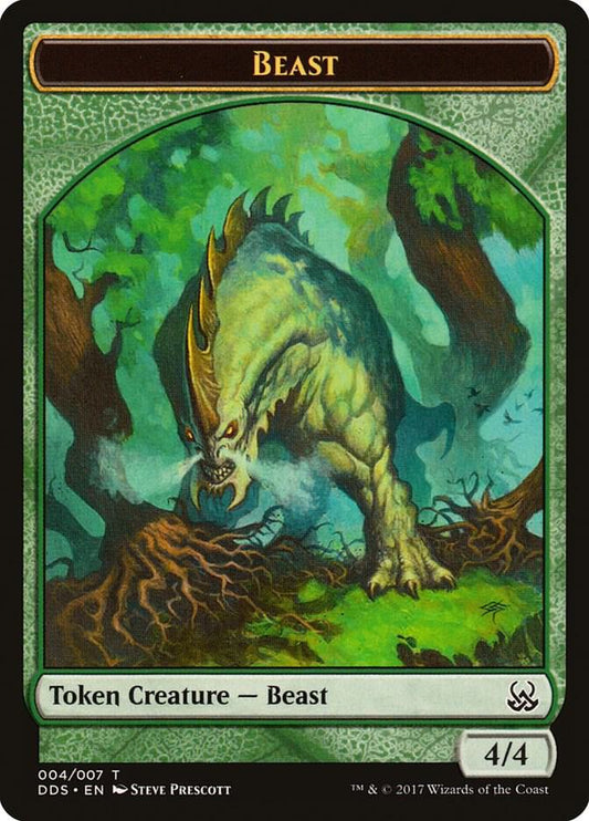 Beast Token [Duel Decks: Mind vs. Might] 4