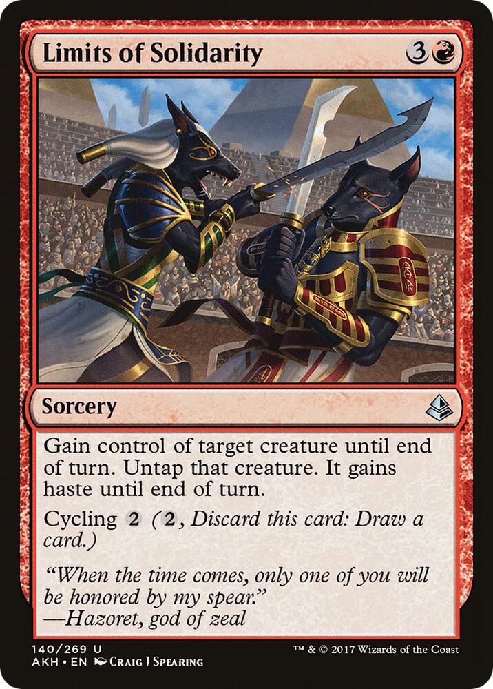 Limits of Solidarity [Amonkhet] 140