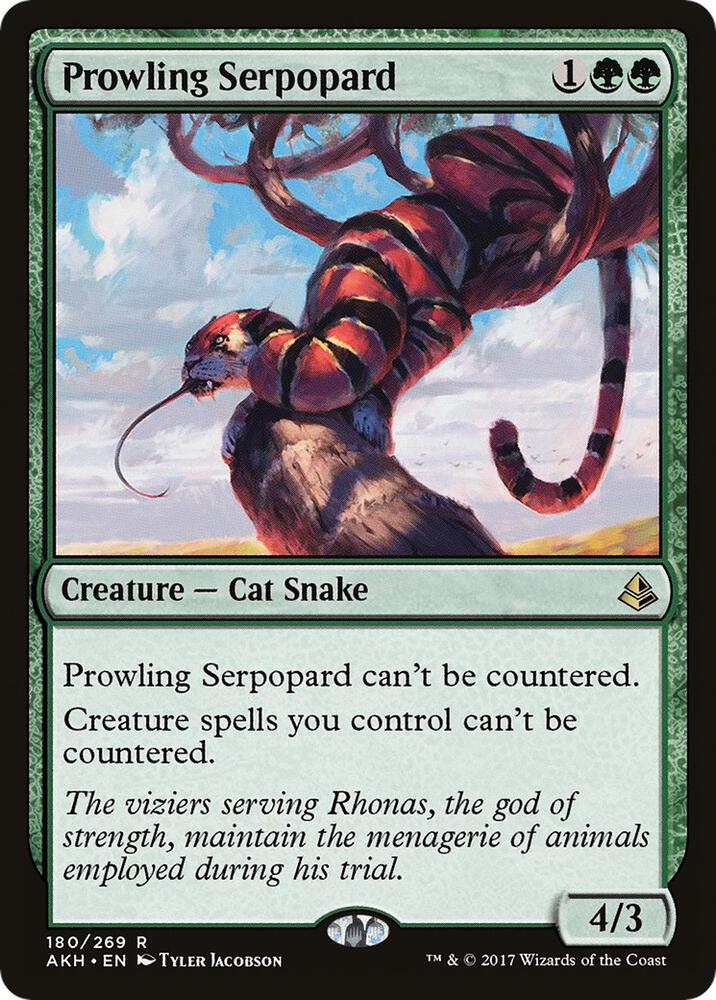 Prowling Serpopard [Amonkhet] 180