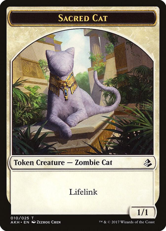 Sacred Cat Token [Amonkhet] 10
