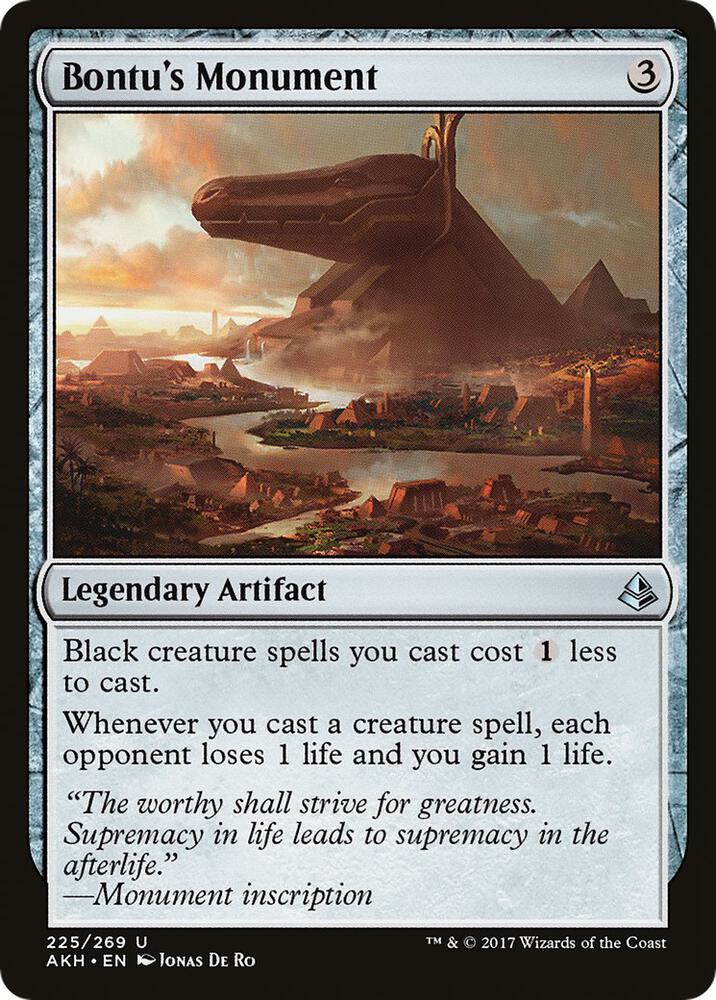 Bontu's Monument [Amonkhet] 225