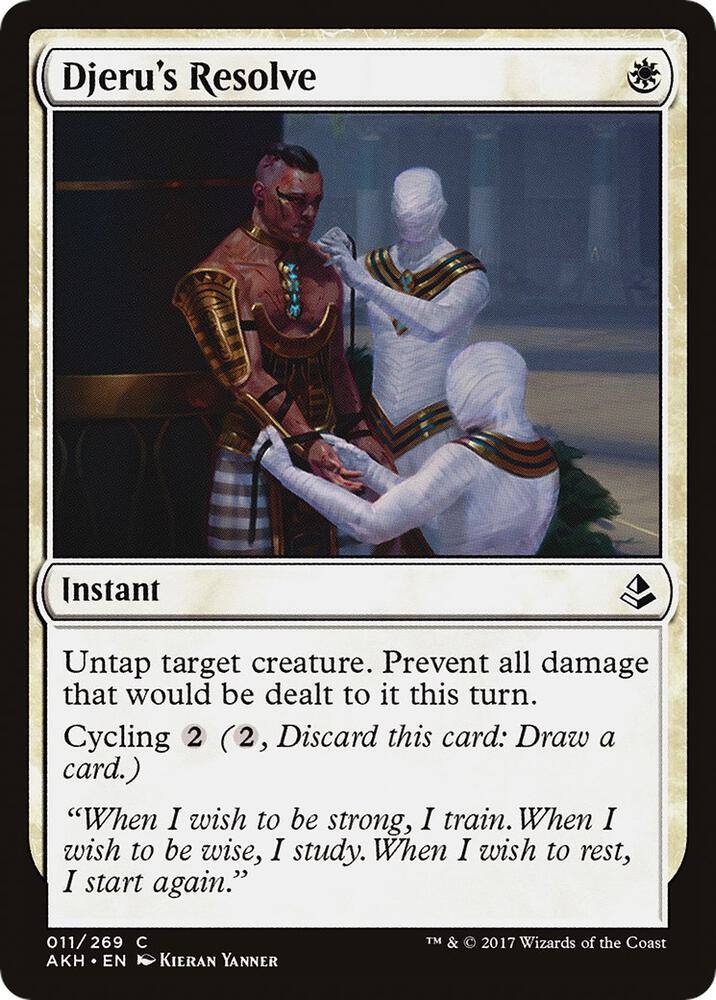 Djeru's Resolve [Amonkhet] 11