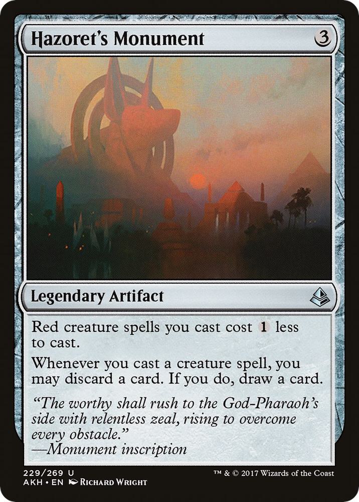 Hazoret's Monument [Amonkhet] 229