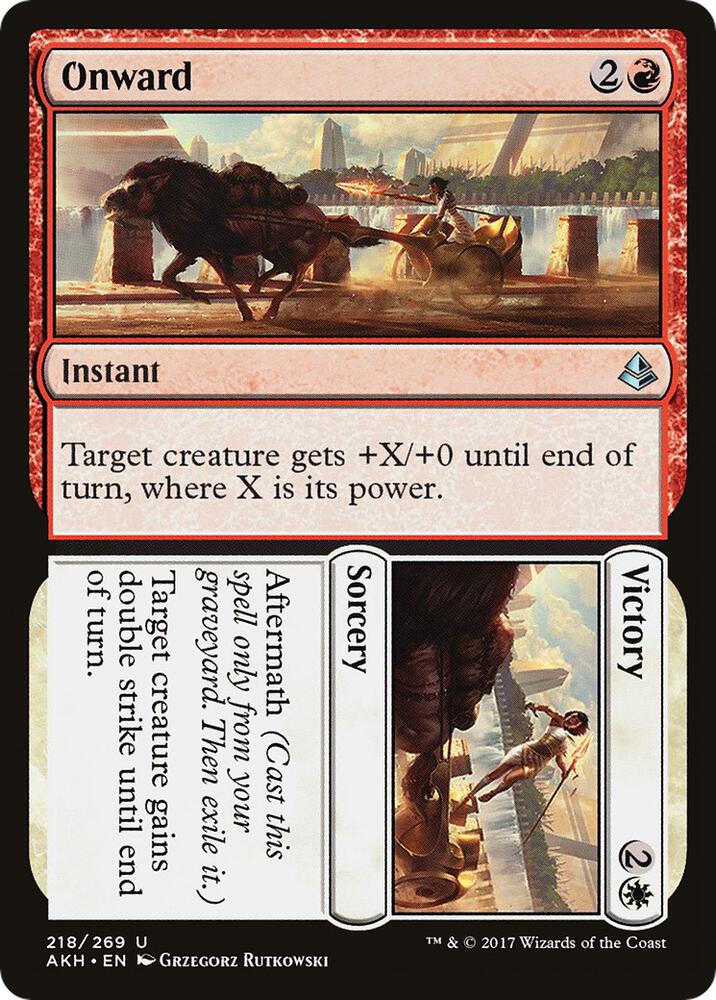Onward // Victory [Amonkhet] 218