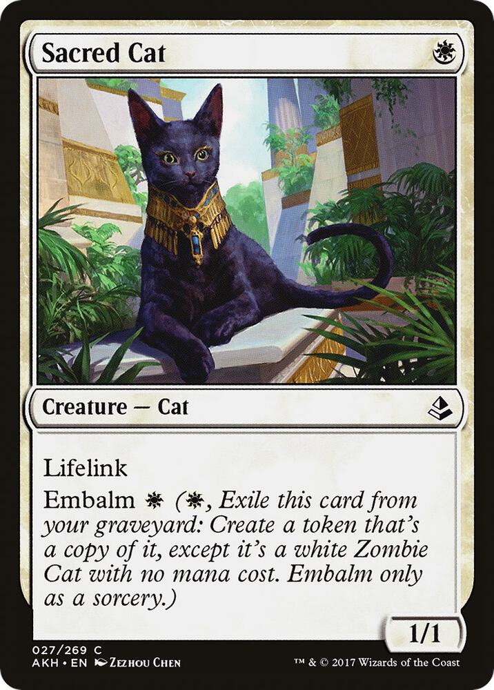 Sacred Cat [Amonkhet] 27