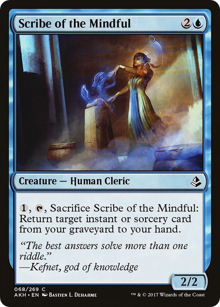 Scribe of the Mindful [Amonkhet] 68