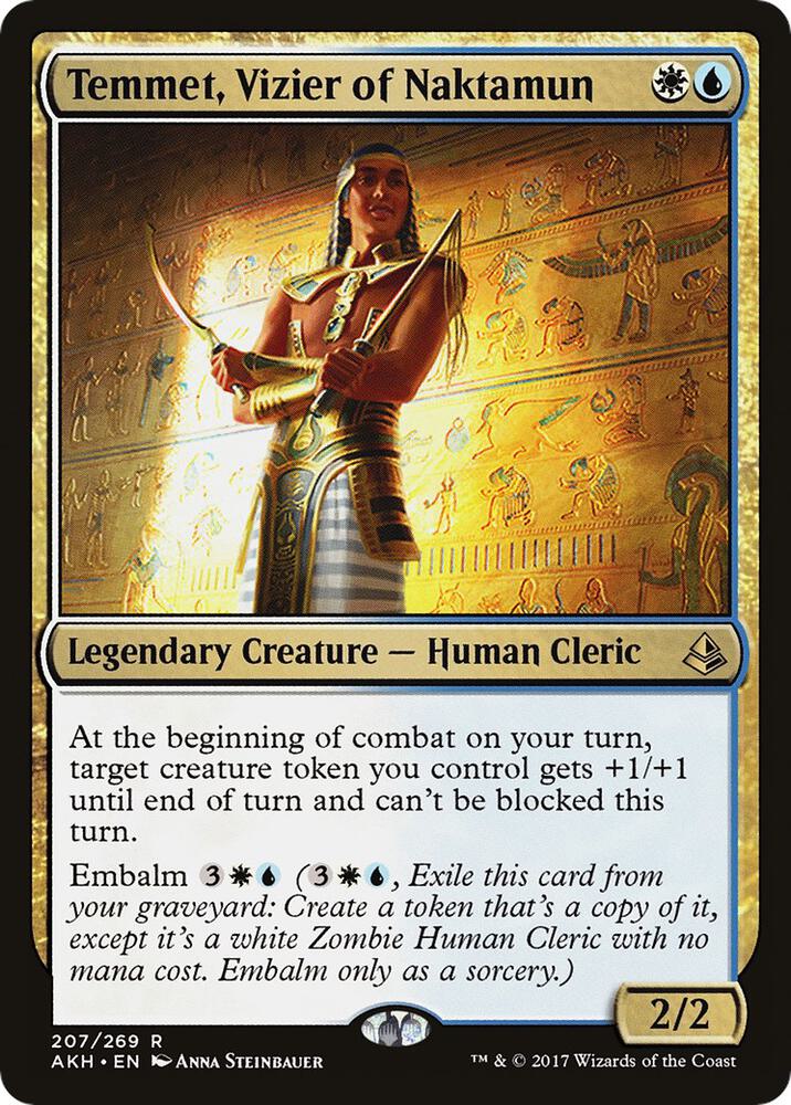 Temmet, Vizier of Naktamun [Amonkhet] 207