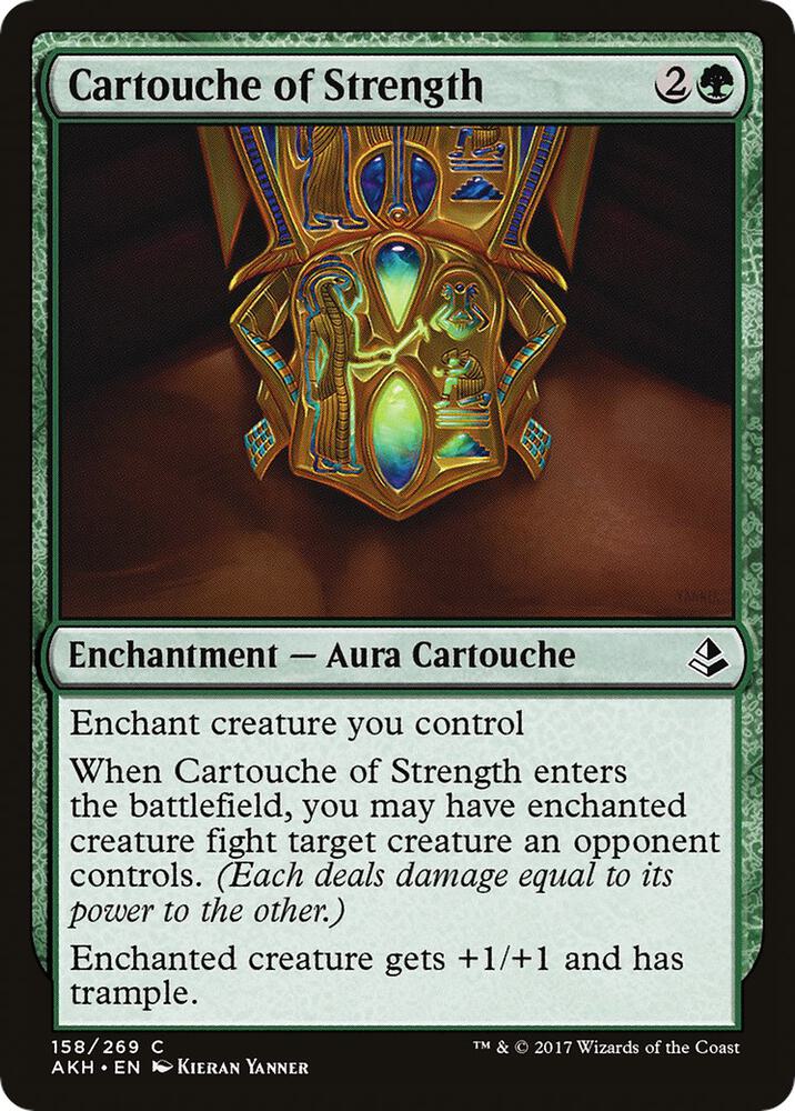 Cartouche of Strength [Amonkhet] 158