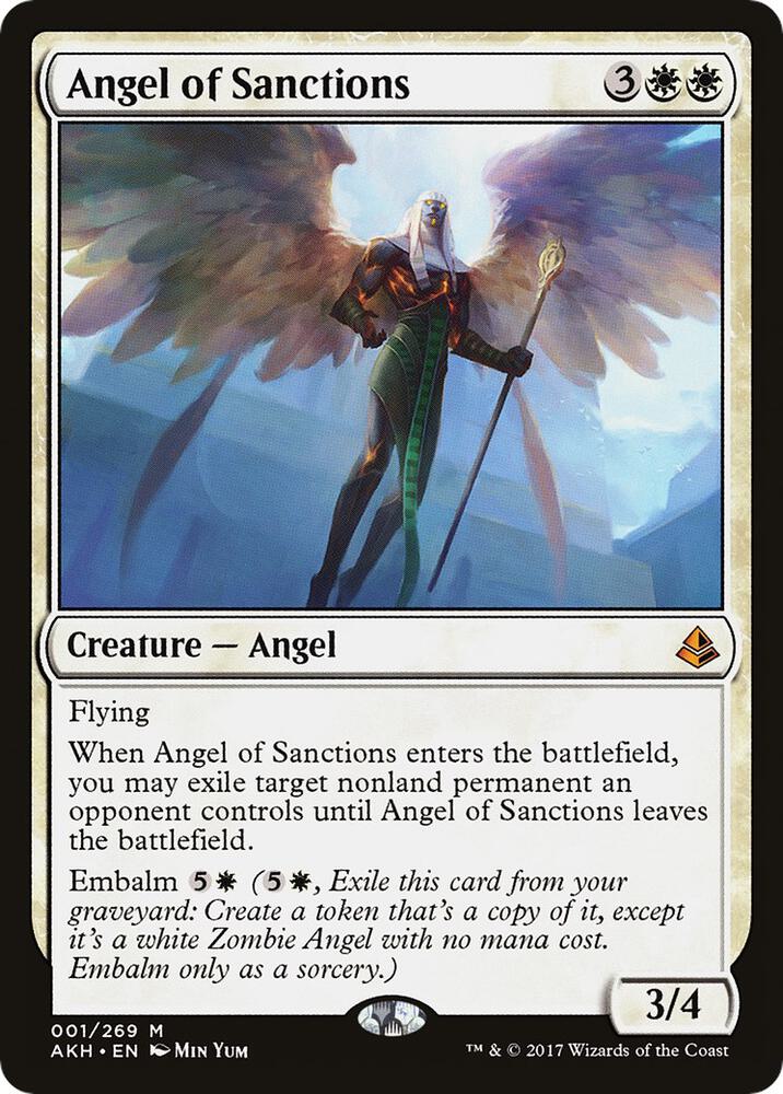 Angel of Sanctions [Amonkhet] 1
